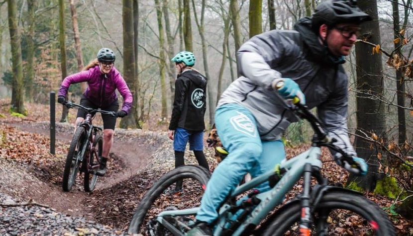 Mountain biking at Queen Elizabeth Country Park